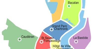Kort over kvarteret Bordeaux