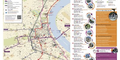 Bordeaux turist kort pdf